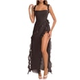 thumbnail image 2 of Styesk Robes pour Femmes Robe Longue Sans Manches à Fente, 2 of 8