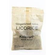 Kolsvart Gingerbread Spice Licorice Swedish Fish 4.2 Ounces (2 Pack)