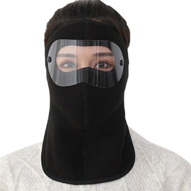 Máscaras faciales de ciclismo de invierno cubiertas faciales transpirables de forro polar para motocicleta
