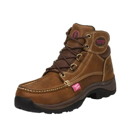 Tony Lama Work Boots Womens Tonk Waterproof Steel Toe Tan Tony Lama Work Boots Womens Tonk Waterproof Steel Toe Tan