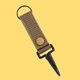 thumbnail image 2 of Llavero unisex de nailon para adultos, llavero duradero con clip de autobloqueo, pato de nailon (Carhartt Brown), 2 of 3
