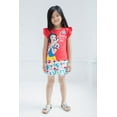 thumbnail image 2 of Disney Princess Snow White Toddler Girls T-Shirt and Active Retro Dolphin Shorts Outfit Set Toddler to Big Kid, 2 of 5