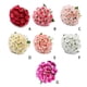 thumbnail image 5 of Inteprter Flores artificiales de tela 18 cabezas rosas flor falsa arreglo de ramo de novia para decoraciones de fiesta de boda decoraciones Decoración del hogar Rosado, 5 of 6