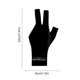 thumbnail image 3 of Guantes de billar para piscina, ligeros, dedos abiertos, entrenamiento amateur, negro, 1 pieza Sywqhk Para Estrenar, 3 of 3