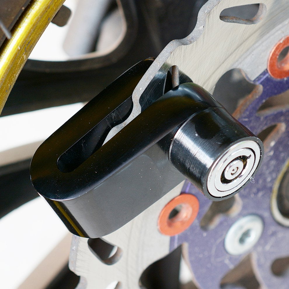 motorcycle disc brake lock