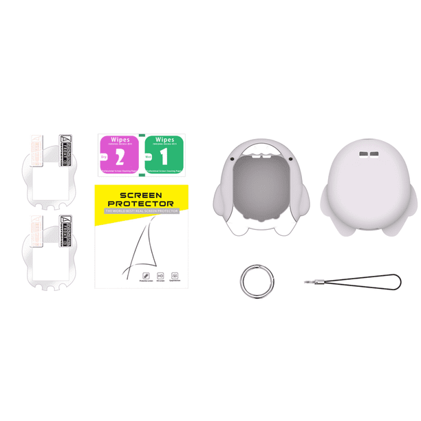 Protector de pantalla de 2 películas antiarañazos para Tamagotchi Uni (HD PET Hard Ivory Pcs