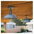 thumbnail image 2 of 14" Semi Flush Mount Ceiling Light Fixture in Blue Finish, Stylish Metal Fixture for Indoor and Outdoor Spaces, Rust and Waterproof, 2 of 5