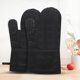 thumbnail image 2 of Manoplas de horno de silicona de algodón Guantes de barbacoa antideslizantes resistentes al calor Cocina yeacher  Guantes de cocina, 2 of 7
