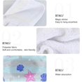 thumbnail image 5 of SKYSONIC 2 Pcs Hanging Hand Towels, Soft Absorbent Marine Shell Starfish Towel for Kitchen Bathroom, 12"x17", 5 of 7