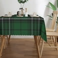 thumbnail image 3 of Rectangle Table Cloth, Scottish Clan MacLean Green Black Hunting Tartan Resistant Washable Tablecloth Decorative Table Cover for Dining, Indoor and Outdoor, 3 of 6