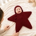 thumbnail image 4 of Baby Star Crochet Costume,Hooded Knitted Starfish Baby Outfit with Button Closure,Soft Cozy Infant Photography Prop for Newborns,Baby Shower Gift, 4 of 6