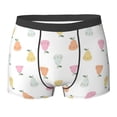 thumbnail image 6 of Men's Boxer Briefs, Colorful Cute Pear Soft Comfy Mens Underwear Boxer Briefs Breathable With Widen Waist, 6 of 7