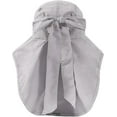 thumbnail image 6 of Womens Sun Hat Outdoor UV Protection Wide Brim Fishing Hat with Ponytail Hole Neck Flap for Beach Hiking Camping, 6 of 9