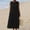 *Black, variant on Women's Crew Neck Sleeveless Eyelet Embroidery Midi Dress,Summer Casual Loose Dress with Pocket Light Blue,Women's Plus XL