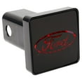 thumbnail image 3 of Bully CR-007F Ford Tow Hitch Cover/Receiver Trailer Plug in Black with LED Brake Light Ford Logo Emblem - Car, Truck and SUV Accessories - Genuine License Products, 3 of 6