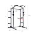 thumbnail image 2 of Body Power Deluxe Rack Cage, Accessories, Safety Bars, Floor-Mount Anchors, 2 of 2