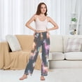 thumbnail image 6 of FORMRS Women's Pajama Pants with Pockets Soft Comfy Loungewear Sleep Bottom, Sizes S-2XL, Neon Llamas Pattern, 6 of 8