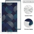 thumbnail image 2 of Dreamtimes Polka Dot Soft Hand Towels 2-Piece Absorbent Bath Towel Decorative Fingertip Towels for Bathroom Gym Spa Hotel Beach Swimming Pool,14.4" x 28.3", 2 of 7