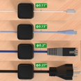 thumbnail image 3 of Organizador de cables magnéticos Costop, paquete de 6, para el hogar, la oficina o el coche, 3 of 7
