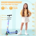 thumbnail image 5 of UNI-SUN Electric Scooter for Kids Ages 6-12, Lightweight and Adjustable Handlebar with Flashing Rainbow Lights, Glow PU Wheel, 5 of 7