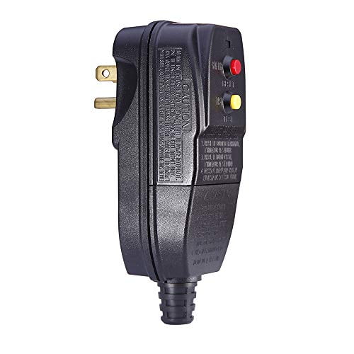 GFCI Replacement Plug for Pressure Washer Pool Pump 15Amp 3 Prong