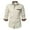 Beige, variant on JingHai Mens Cotton Shirt Clearance Casual Button Down Western Cowboy Snap Shirts Long Sleeve Work Dress Shirts for Men with Flap Pocket Army Green S