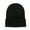 Black, variant on Men Women Lightweight Beanies Hats Running Skull Cap Helmet Roll up Edge Skullcap