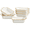 6pcs, variant on 5.25 Inch Rectangular Ceramic Baking Dish with Handle, Oven & Dishwasher Safe