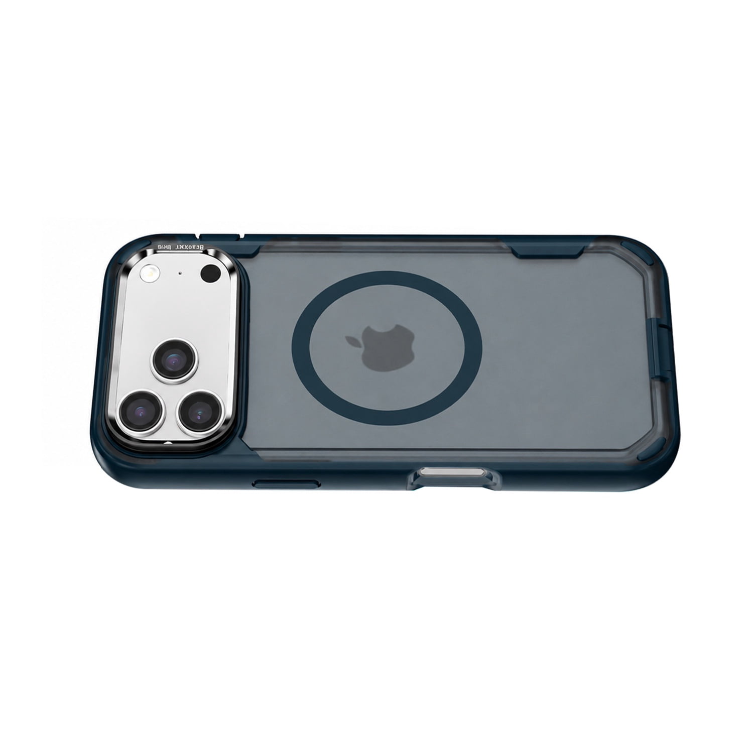 Protective Magnetic Case with Integrated Camera Stand for iPhone 17 Pro Max - Sapphire Blue