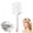 White, variant on Adjustable DIY Hair Trimming Tool - Home Hair Comb, Stainless Steel Blades with ABS Handle, Easily Create Hairstyle and Texture Control