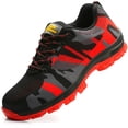 thumbnail image 1 of men's anti-smash shoes Flyweave breathable anti-puncture work shoes protect toes, 1 of 1