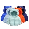 thumbnail image 3 of Beautyzll Toddler Baby Winter Hooded Coats Jacket for Girls Boys 1-5Y Lightweight Puffer Jacket Kids Down Outerwear, 3 of 6