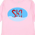 thumbnail image 4 of Inktastic Ski Red Skis and Snow in an Oval Boys or Girls Long Sleeve Toddler T-Shirt, 4 of 5