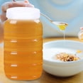 thumbnail image 5 of 32PCS 1000g Honey Plastic Can Square Honey Bottle Jar Container Case with White Lid, 5 of 8