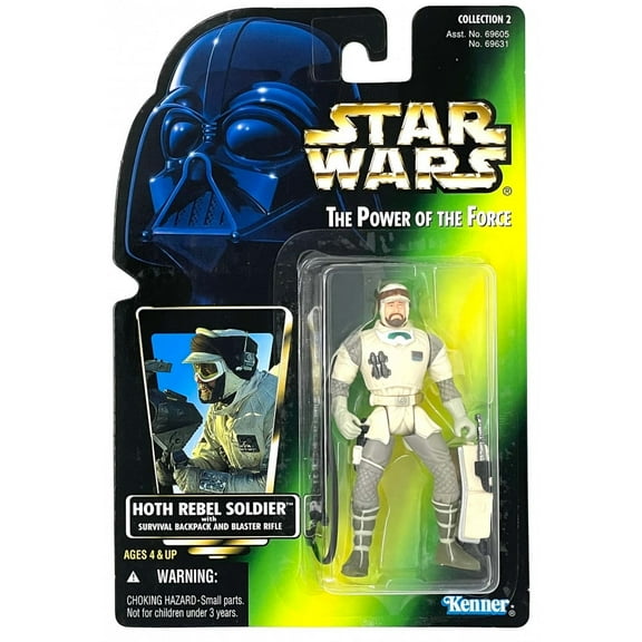 Star Wars: Power of the Force Green Card Hoth Rebel Soldier Action Figure