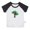 Short Black Raglan T-shirt #E, variant on Nature Pattern Jungle T shirt For Baby, Newborn Babies T-shirts, Infant Tops, 0-24M Kids Graphic Tees Clothing (Long Gray Raglan T-shirt, 0-6 Months)