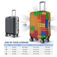 thumbnail image 4 of Fotbe Colorful Building Blocks A Funda Protectora para Equipaje, Antirrayones y Resistente a la Suciedad, Compatible con Maletas de 18 a 32 Pulgadas-X-Large, 4 of 7