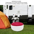 thumbnail image 3 of Portable Inflatable Couch, Inflatable Stool with Comfortable Flocking Air Sofa for Travel Camping Outdoor Activities, Reduced Pressure, 3 of 7