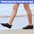 thumbnail image 3 of Htwon Waterproof Socks, Beach Volleyball Sand Proof Socks, Wetsuit Snorkel Socks for Men Women Black, 3 of 5