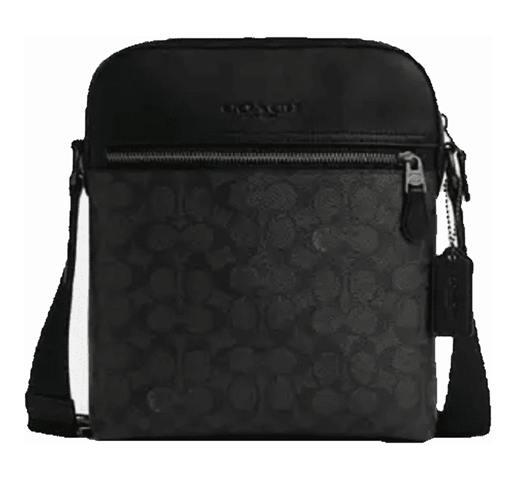 Coach Men's Stanton Crossbody In Signature Jacquard, Charcoal