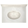 thumbnail image 6 of Design House 550350 31-inch Cultured Marble Vanity Top in Ivory Swirl, 6 of 18