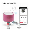 thumbnail image 5 of SHARE SUNSHINE Small Bluetooth Speaker Portable Wireless Speaker with LED Light 3W Stereo Sound Shower Speaker for Home Travel-Pink, 5 of 6