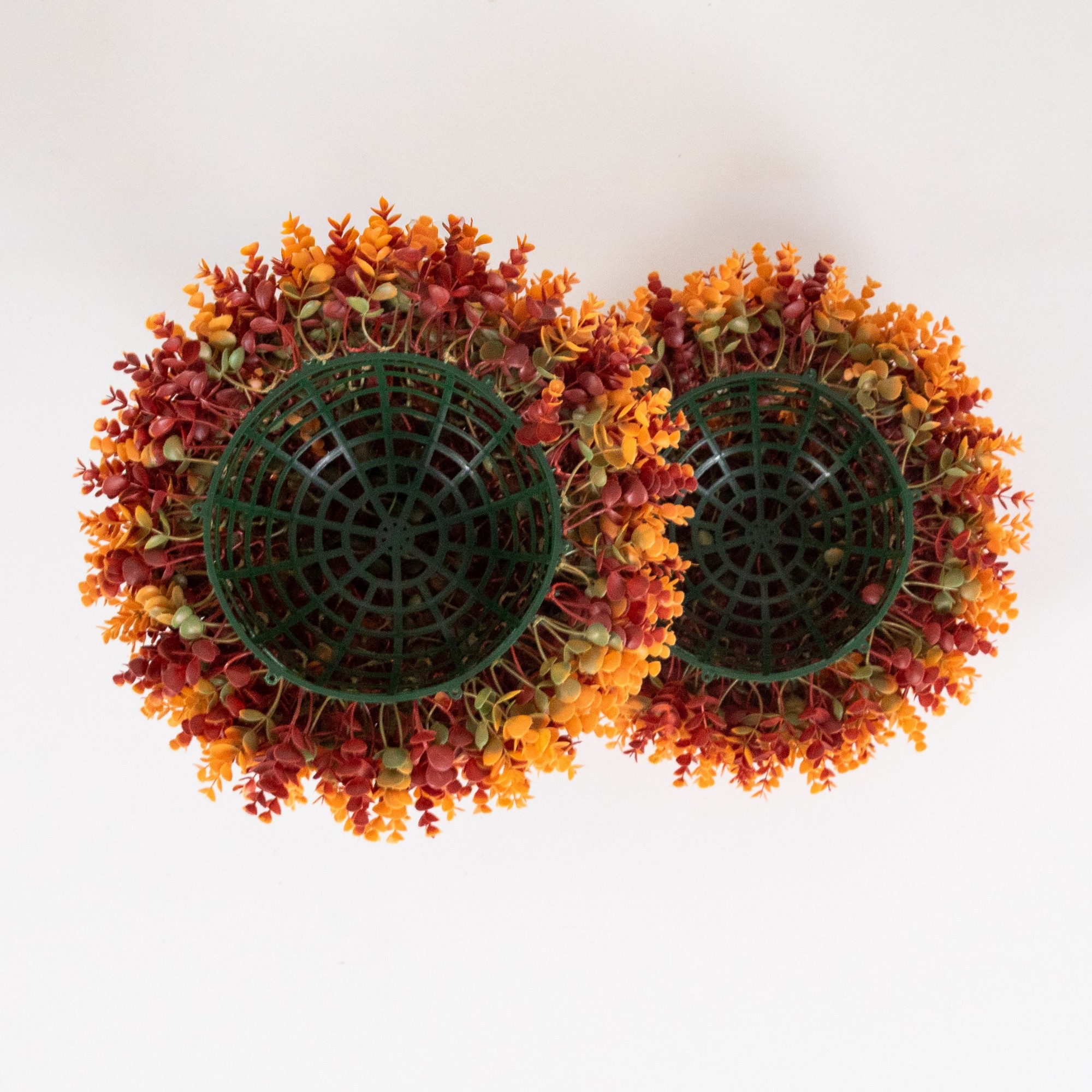 17in. UV Resistant Autumn Artificial Eucalyptus Fall Ball (Indoor/Outdoor)