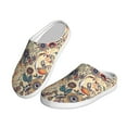 thumbnail image 2 of Kdxio Floral With Birds Women's Men's Slippers Plush Slip-On House Slipper for Winter Indoor Soft Cushion Non-slip Fluffy Slides Slippers-8, 2 of 7
