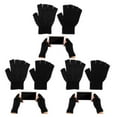 thumbnail image 2 of Thinsony Cotton Women Fingerless Mittens For Winter Soft And Comfortable Outdoor Activities Practical 3Set, 2 of 6