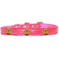 thumbnail image 5 of Chickadee Widget Croc Dog Collar Light Pink Size 12, 5 of 11