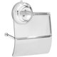 thumbnail image 1 of 1 soporte de papel higiénico, soporte de papel higiénico con tapa, soporte de papel higiénico impermeable, instalación de ventosa, soporte de rollo de almacenamiento para el baño del hotel en casa JM, 1 of 5