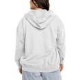 thumbnail image 2 of Womens Essentials Heavyweight Zip Up Hoodie Jacket Loose Fit, 2 of 7