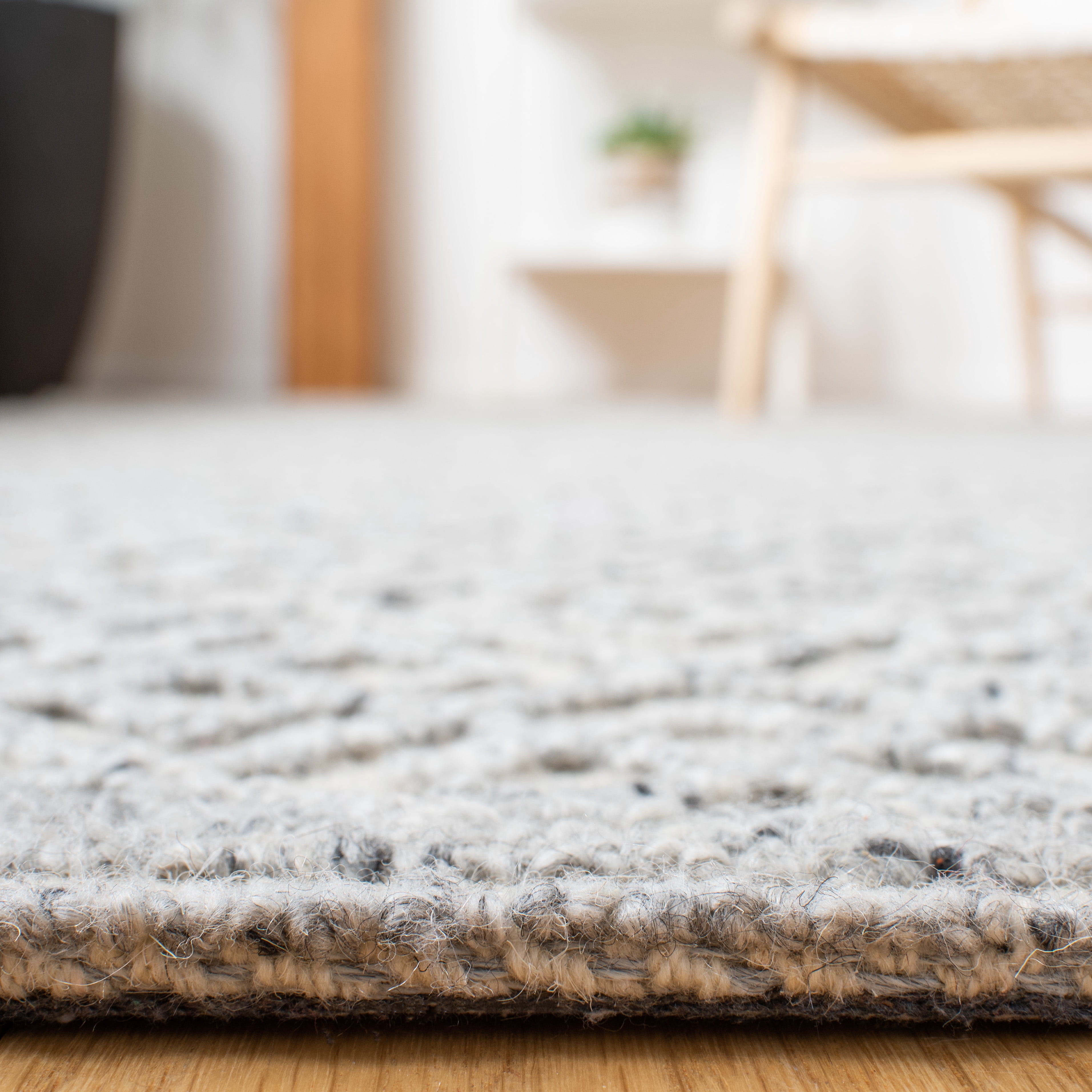 SAFAVIEH Martha Stewart Trace Diamond Area Rug, Grey/Beige, 8' x 10'