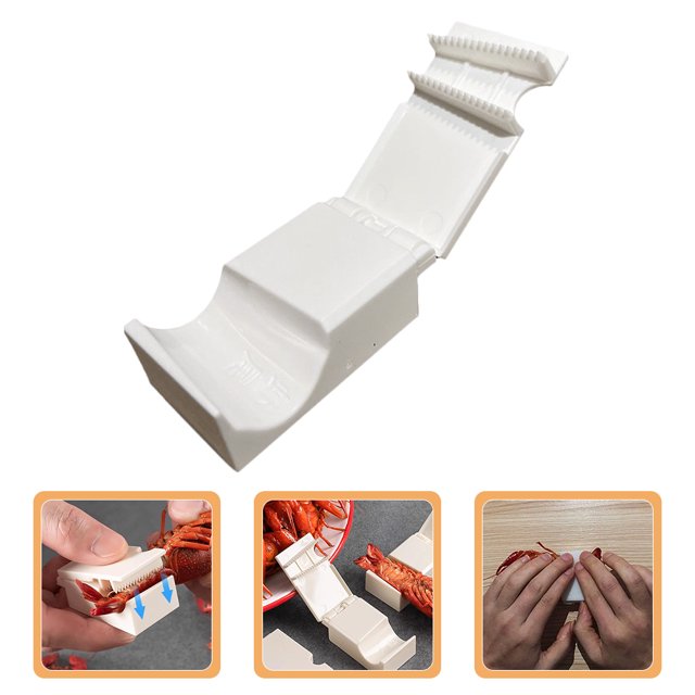 GOOHOCHY 4Ud Pelador Y Desvenador De Camarones Beige Herramienta Y Resistente Para Uso En Cocina